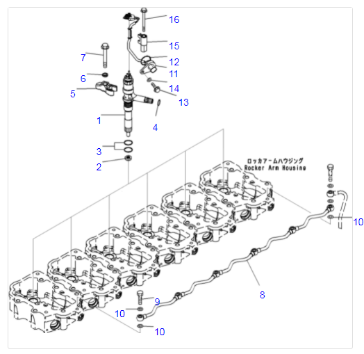 07005-01012 6219-71-1150 6219-71-1160 Gasket For KOMATSU 6D125-5 Engine Parts