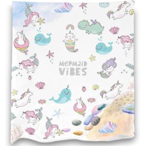 Printing Pattern Polyester Flannel Blanket For Kids Anti Pilling