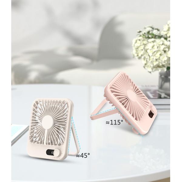 Portable Mini Cooling Fan for Office Home Rechargeable Small Foldable Personal Table