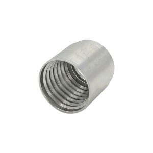 Silver / Golden Hydraulic Hose Fitting , Hydraulic Pipe Fittings Galvanized Zinc