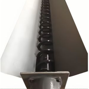 Customized Rubber Chip Particle U-Shape Auger Conveyor