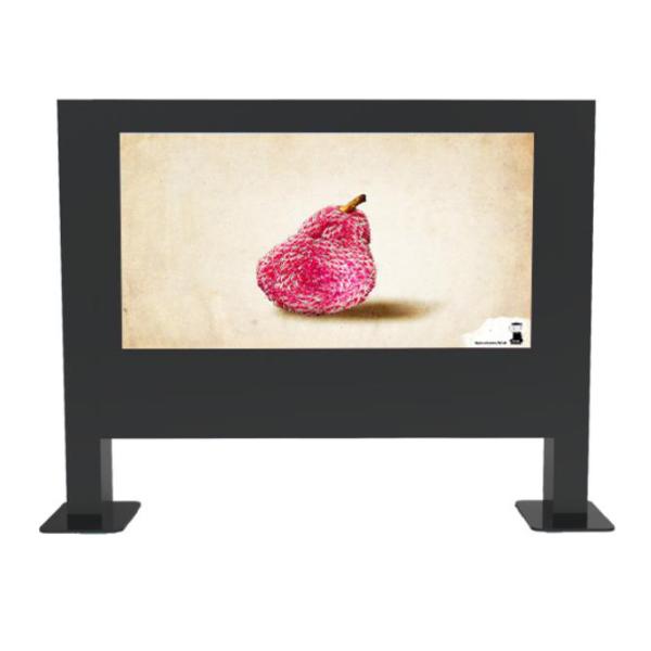 Transparent Outdoor LCD Digital Signage 60000 Hours Life Expectance