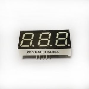 0.56 Inch 3 Digit White 7 Segment LED Display Module