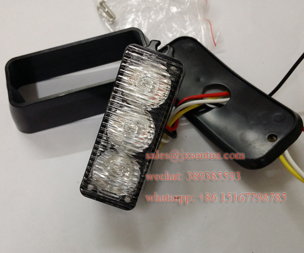 1W LED strobe Varningsljus / warning grille headlights surface visor mounting, LUCES DESTELLANTES LED ,Lampu Pol STL-310