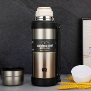 600ml 800ml 1000ml Stainless Steel Vacuum Travel Pot Customized Logo