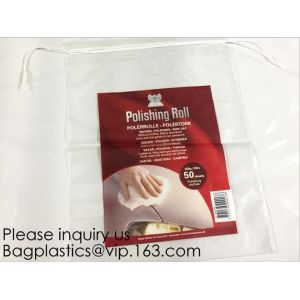 Compostable, Biodegradable Laundry Bags Hospitality Travel Shoe Bags Non-Woven