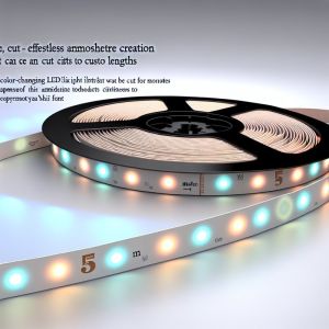 Effortlessly Create the Perfect Atmosphere with Cuttable 5m/roll Color Changing