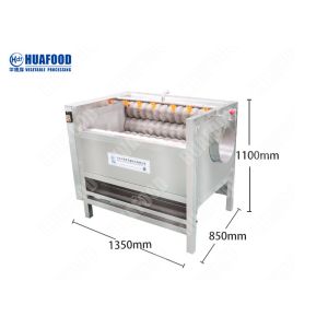 Fruit And Vegetable Washing 304SUS Carrot Peeler Machine