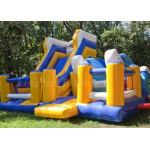 Tropic Dolphin Theme Blow Up Combo Play Park For Backyard Fun