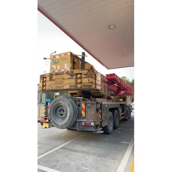 80 Tons of Construction Equipment S Yellow Mobile Crane with ISO9001 Certification