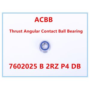 7602025 2RZ P4 DB Thrust Angular Contact Ball Bearing