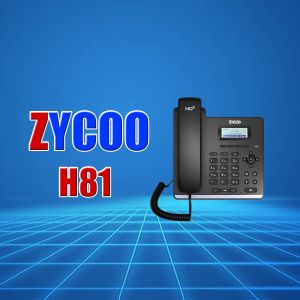 2 Lines Business Sip Desk Phone Black With RJ9 HD Handset