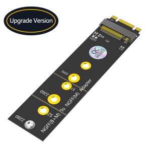 China M.2 (NGFF) Key B+M to Key M Adapter for PCI-E Bus SSD Suitable for Nvme SSDs with 2242, 2260, and 2280 sizes on sale China M.2 (NGFF) Key B+M to Key M Adapter for PCI-E Bus SSD Suitable for Nvme SSDs with 2242, 2260, and 2280 sizes on sale