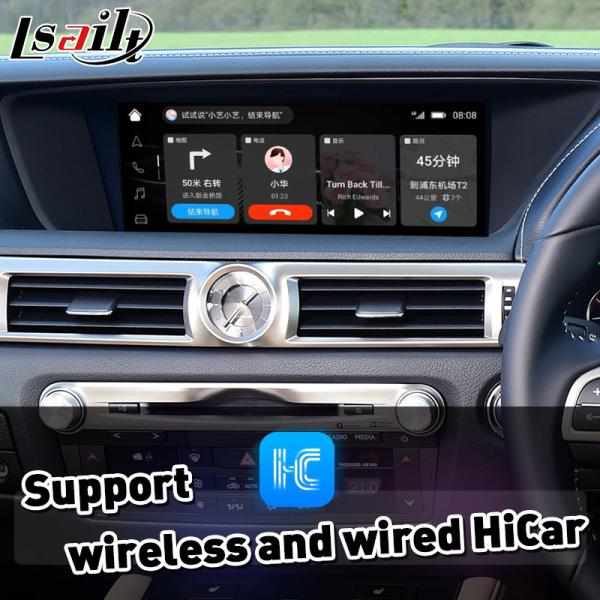 Wireless Android Auto Carplay Interface for Lexus GS300h GS200t GS350 GS450h GSF GS L10 2016-2020