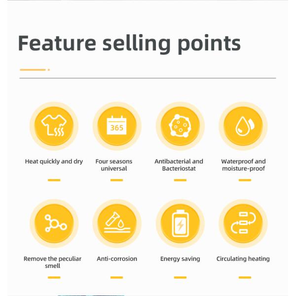 Carbon Steel Bathroom Electric Heated Towel Rail with Towel Heaters and Heating Element