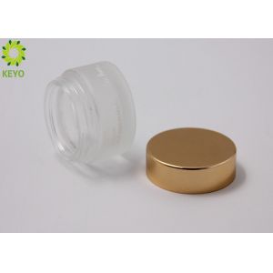 30ml Frosted Glass Cosmetic Cream Jar Custom Printing Logo Acceptable