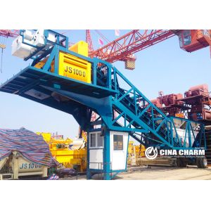 YHZS50 Mobile Concrete Batching Plant 50m3/H Mobile Rmc Plant