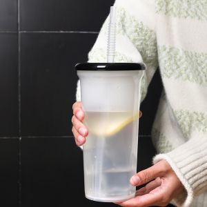 930ml Plastic Drinking Glasses OEM ODM Skinny Tumbler Cups