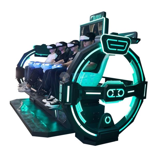 Factory 9D Motion VR Cinema Simulator Chair 4 Seats Commercial Indoor Outdoor