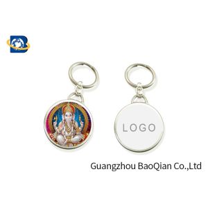 Religion Lenticular Keychain 3D Printing Service Indian Gold Indian Buddhism
