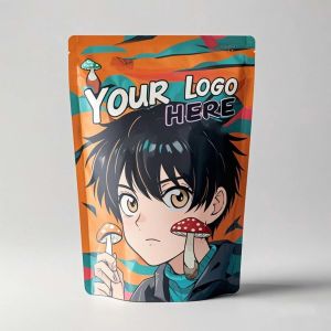 Custom Printed Stand Up Zipper Pouch for Food Packaging