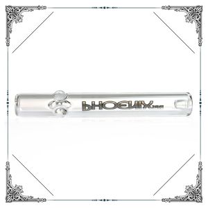 Smoking Glass Tube 7 Inches Streamroller 5mm Thickness Borocilicate Hand Pipes