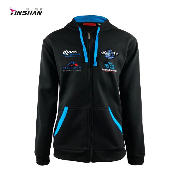 Customized Color Sports Fleece Hoodie with ODM Artwork Design Printing and Embroidery