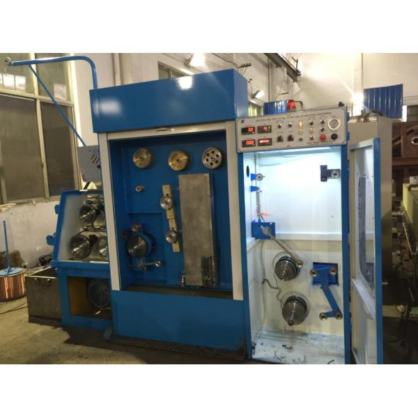 Buy Blue High Durability Pulley Wire Drawing Machine For Copper Drawing And Annealing at wholesale prices
