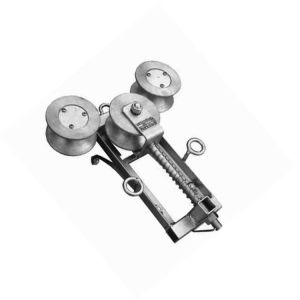 Aluminum Wheel Grounding Roller Earthing Roller With 25mm2 Copper Wire