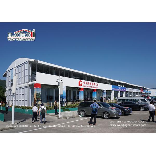 Arcum Double Decker Tent With ABS Hard Glass Walls For Sport Event