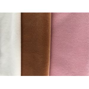 75D / 144F Spandex Polyester Velvet Knit Fabrics Super Soft Stretch PD