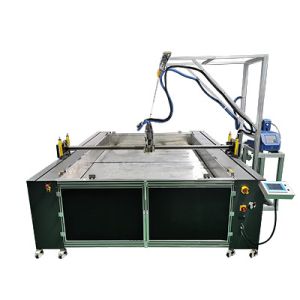 Precision XY Glue Plotter with Adjustable Output for Gluing Station