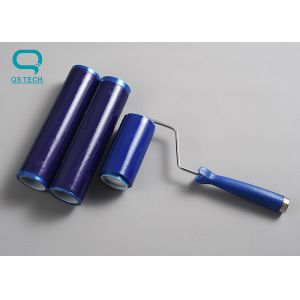 China Pull Off Polyester Dust Free Cleanroom Sticky Roller With Handle on sale
