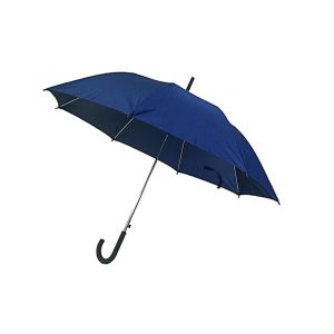 Plastic J Handle Pongee Auto Open Stick Umbrella