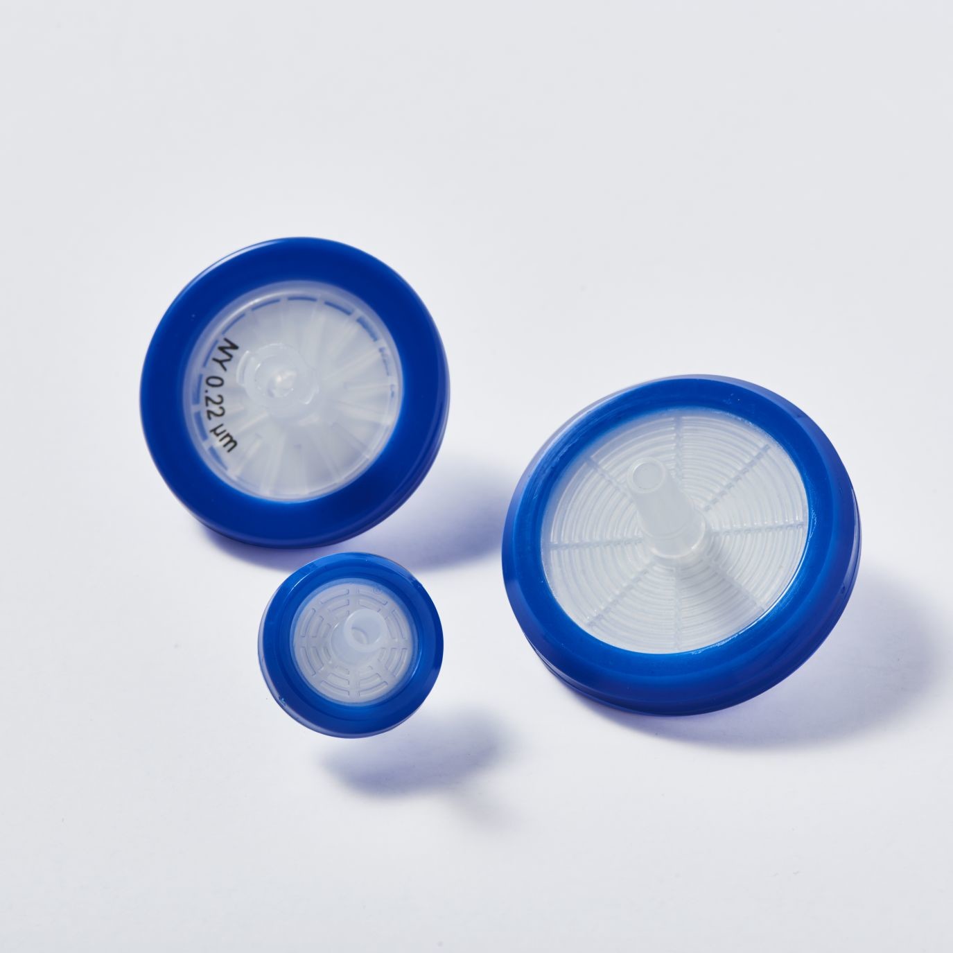 Single Use Nylon Syringe Filters 0.22μM Pore Size 25mm High Chemical Compatibili