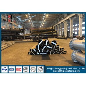 Galvanized Steel 220KV 2.75mm Power Transmission Pole