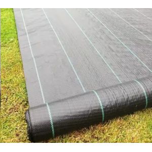 Excellent Filtration and Drainage Black Polypropylene Woven Geotextile Width 2