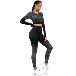 Sports vest yoga pants long-sleeved suit yoga suit women