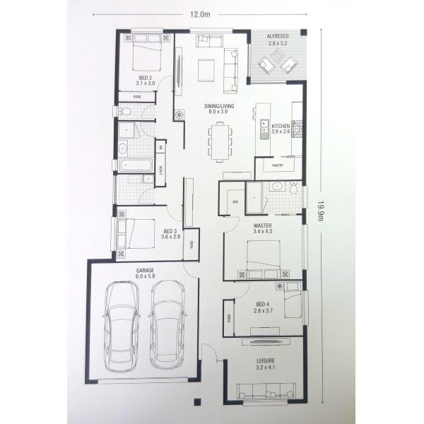 Light Gauge Steel Frame Prefabricated Bungalow Homes One Story Houses for Sale