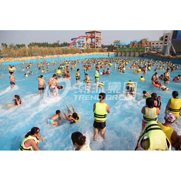 Buy Attractive Water Park Wave Pool / Aqua Park Wave Pool Equipment at wholesale prices