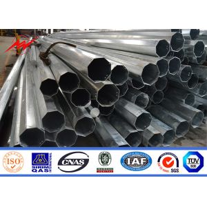 China Tranditional Distribution 69kv Metal Utility Poles on sale