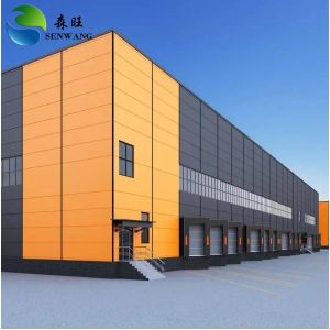 Steel Structure Warehouse with CZ Purlin and ISO 9001 Certification