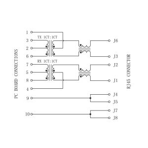 XMH-SC851-901NL | XMPH-SC851-901NL POE RJ45 LPJ1175BHNL