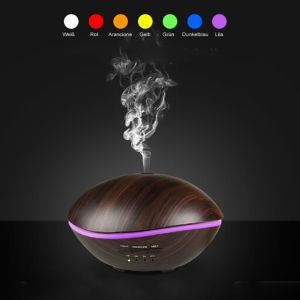 500ml Quiet Operation Wood Look Oil Diffuser For Bedroom