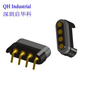 4Pin Hong Kong Cable Connector Magnetic Spring Loaded Connector Magnetic Pogo