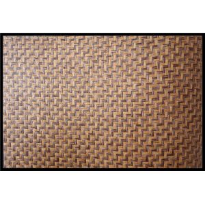 Washable Natural Grasscloth Wallpaper , Fashionable Woven Grass Wallpaper