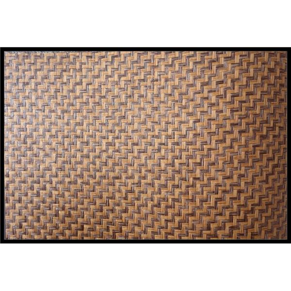 Washable Natural Grasscloth Wallpaper , Fashionable Woven Grass Wallpaper