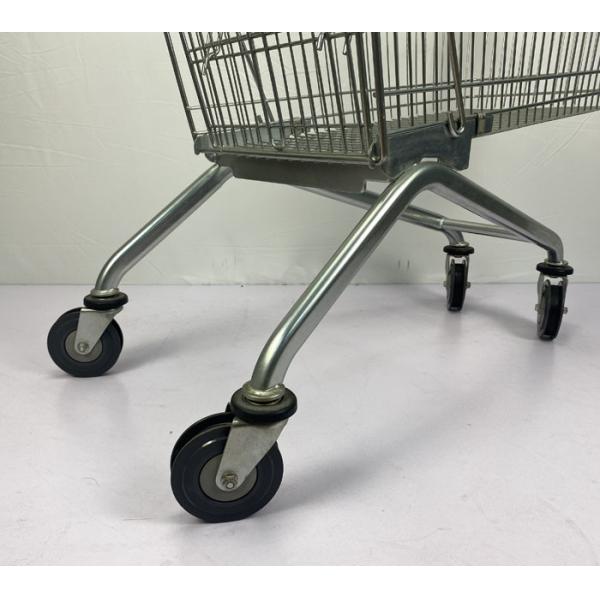 European Style Customized Grocery Shopping Trolley 150L Metal Supermarket Trolley Powder Coating