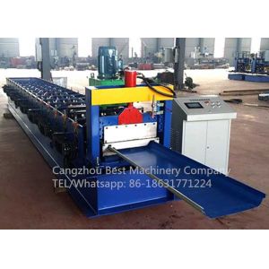 Strip Roofing Sheet 620mm Self Lock Profile Roll Forming Machine With Seaming