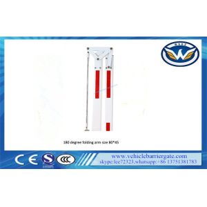 China Parking Lot Barrier Gate Alunimum Alloy Folding Arm 180 Degree on sale